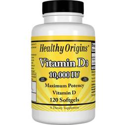 Healthy Origins Vitamin D3 10000iu 120 Stk.