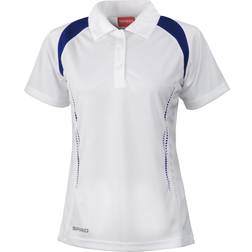 Spiro Team Spirit Polo Shirt Women - White/Navy