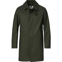 Mackintosh Cambridge Raintech Cotton Short Coat - Bottle Green