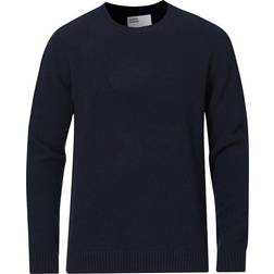 Colorful Standard Classic Merino Wool Crew Neck Sweater Unisex - Navy Blue