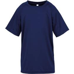 Spiro Kid's Impact Performance Aircool T-shirt - Navy