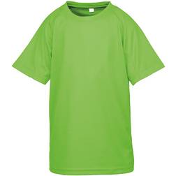 Spiro Kid's Impact Performance Aircool T-shirt - Lime Punch