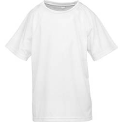 Spiro Kid's Impact Performance Aircool T-shirt - White