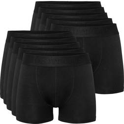 Resteröds Cotton Stretch Boxers 10-pack - Black