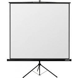 Reflecta 87" Tripod CrystalLine 160 x 160 -valkokangas, 1:1