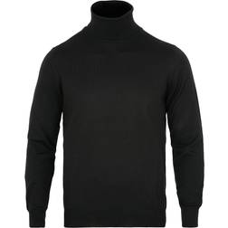 Gran sasso Merino Fashion Fit Rollneck Black