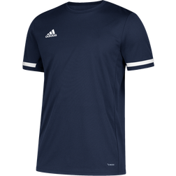 Adidas Team 19 Short Sleeve Jersey Women - Navy Blue/White