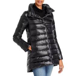 Hernö Amelia Stand Collar Down Coat - Black