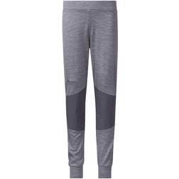 Bergans Kid's Myske Wool Pants - Solid Grey Melange/Solid Dark Grey