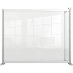 Nobo Premium Plus Clear Acrylic Protective Desk Divider Screen Modular System Extension