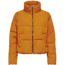 Only Solid Colored Jacket - Yellow/Pumpkin Spice