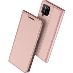 Dux ducis Housse pour Samsung Galaxy A22 Porte-carte et Fonction Support Vidéo doré