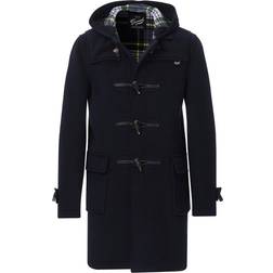 Gloverall Morris Duffle Coat - Navy/Dress Gordon