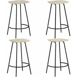 vidaXL - Taburete de bar 74cm 4pcs