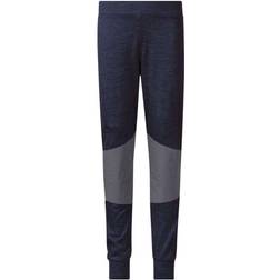 Bergans Kid's Myske Wool Pants - Navy Melange/Solid Dark Grey