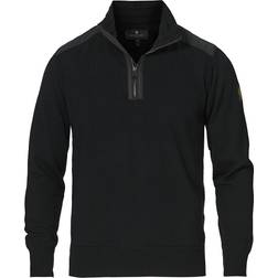 Belstaff Kilmington Hybrid Half Zip - Black