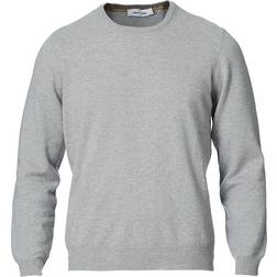 Gran sasso Wool/Cashmere Crew Neck Light Grey