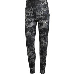 adidas Aeroready Designed to Move Print 7/8 High-Rise Tights Women - Black/Grey Three