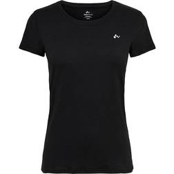 Only Solid Sport Spot T-shirt Women - Black