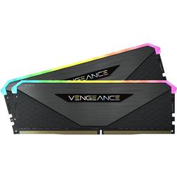 Corsair Vengeance RGB RT DDR4-3200 32GB CL16 Dual Channel (2 pcs) AMD Optimized Zwart met RGB