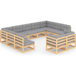vidaXL 3077264 Lounge-Set, Tisch einschl. 11 Sofas