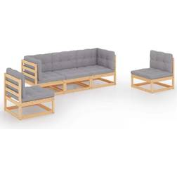 vidaXL 3076439 Loungesæt, borde inkl. 5 sofaer