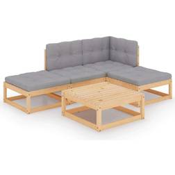 vidaXL 3076529 Loungesæt, borde inkl. 2 sofaer