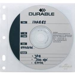 Durable CD/DVD Cover File (10 Pcs) - Transparent