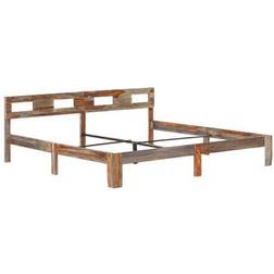 vidaXL Solid Shesham 73cm Sengeramme 200X200cm