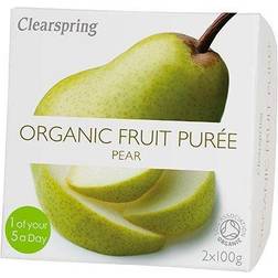 Clearspring Organic Fruit Purée Pear 100g 2stk 2pak