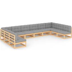 vidaXL 3077204 Lounge-Set, Tisch einschl. 10 Sofas