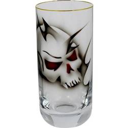 Nybro Crystal Memento Mori Dödskalle Klar Dricksglas 36cl