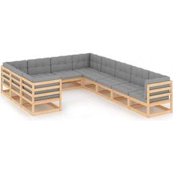 vidaXL 3077044 Loungesæt, borde inkl. 10 sofaer