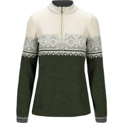 Dale of Norway Moritz Women's Sweater - Dark Green/Light Grey/White