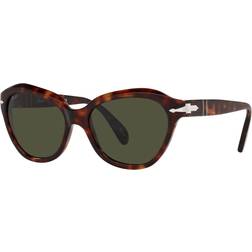 Persol Femme Sunglass PO0582S - Couleur du Monture - Havana