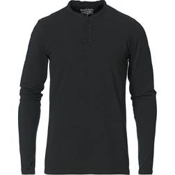 Bread & Boxers Henley Sweater - Black