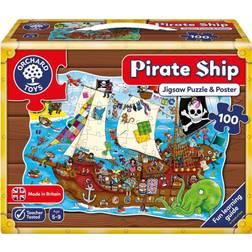 Orchard Toys Pirate Ship 100 Bitar