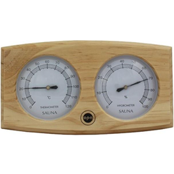 Demerx Bastutermometer & Hygrometer Ljust trä