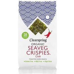 Clearspring Organic Seaveg Crispies Chilli 4g 3pcs 3Paquete