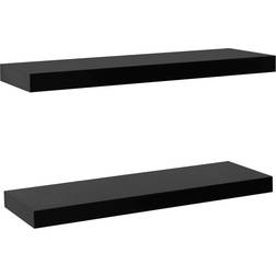 vidaXL Floating Vägghylla 59.9cm 2st