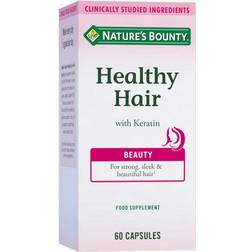 Natures Bounty Healthy Hair with Keratin 60 stk