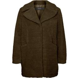 Vero Moda Teddy Jacket - Green/Peat