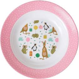 Rice Round Melamine Kids Bowl Party Animal Print