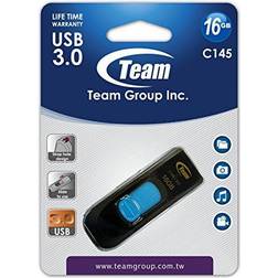 TeamGroup C145 unità flash USB 16 GB USB tipo A 3.2 Gen 1 (3.1 Gen 1) Nero, Blu