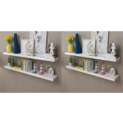 vidaXL - Wall Shelf 120cm 4pcs