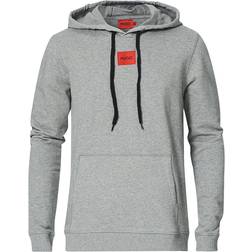 HUGO BOSS Daratschi Logo Hoodie - Medium Grey