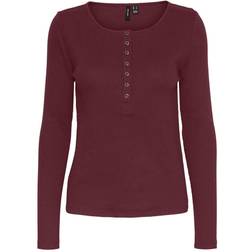 Vero Moda Long Sleeved Blouse - Purple/Port Royale