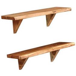 vidaXL - Étagère Murale 60cm 2pcs