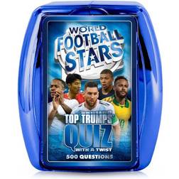 Top Trumps World Football Stars Quiz Card Game Blue
