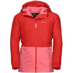 Jack Wolfskin Kid's Snowy Days Jacket - Indian Red